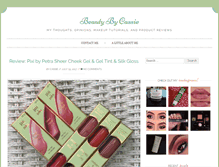 Tablet Screenshot of beautybycassie.com